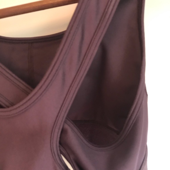 Under Armour Purple Shiny Sports Bra - Picture 5 of 6